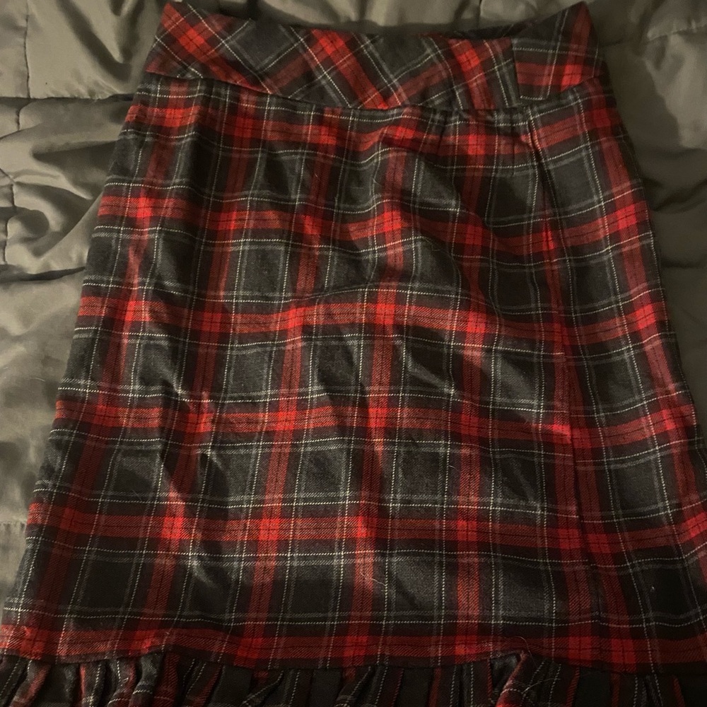 pendleton skirt!!